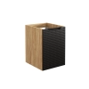 Szafka pod blat Comad LUXOR BLACK 40cm 1 Drzwi