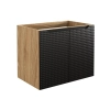 Szafka pod umywalkę Comad LUXOR BLACK 70cm 2 Drzwi