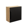 Szafka Górna Comad Qubik LUXOR BLACK 35x35cm 1 Drzwi