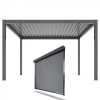 Roleta opuszczana 3M - Pergola tarasowa aluminiowa NORDVIC Skyline  Antracyt