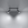 Lampa podsufitowa RING 2 biała 2x12W GU10 Sollux Lighting