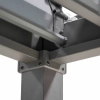 Zestaw Pergola bioklimatyczna aluminiowo-stalowa MIRADOR Element 88 - 3 x 4 m + Żaluzja + Girlanda | Antracyt