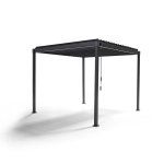 Pergola ogrodowa tarasowa MIRADOR Solid 80 - 3 x 3 m Antracyt