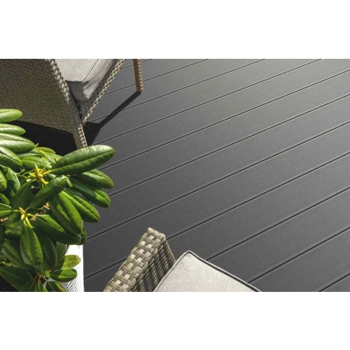 4m2 => zestaw deski+legary+klipsy Bergdeck CZARNY 120 × 15 × 2,5 cm