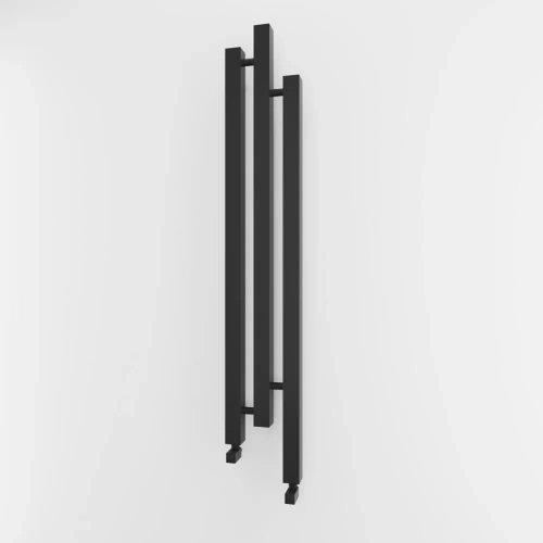 Grzejnik łazienkowy CUBIC 2 czarny 230x1660mm 472W podłączenie grzałka P Imers