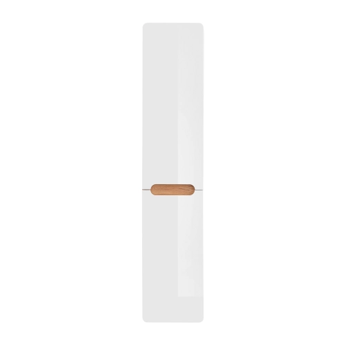 Szafka wysoka 2 drzwi Dąb Craft/Biały Połysk ARUBA WHITE 804 FSC, Comad