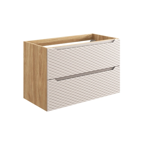 Szafka pod umywalkę Comad OCEAN BEIGE 90cm 2 Szuflady