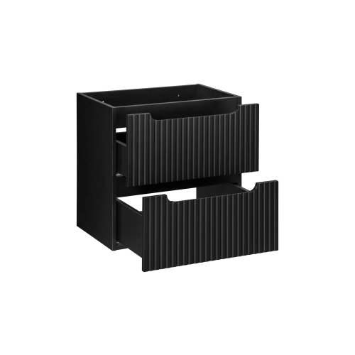 Szafka pod umywalkę Comad NOVA BLACK 60cm 2 szuflady