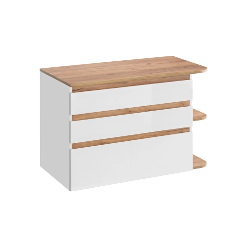 Szafka pod umywalkę Comad PLATINUM 90cm 3 Szuflady