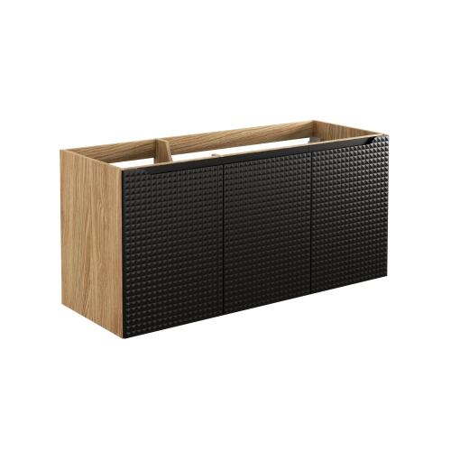 Szafka pod umywalkę Comad LUXOR BLACK 120cm 3 Drzwi