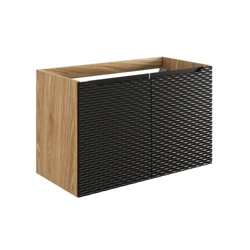 Szafka pod umywalkę Comad OCEAN BLACK 90cm 2 Drzwi