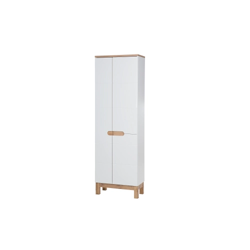 Szafka wysoka 3 drzwi Biała BALI WHITE 900 FSC, Comad