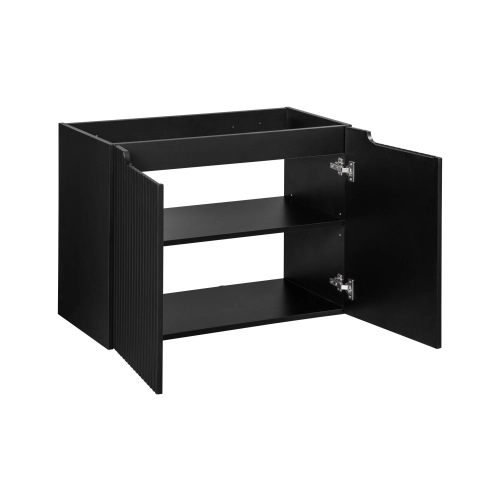 Szafka pod umywalkę Comad NOVA BLACK 80cm 2 drzwi