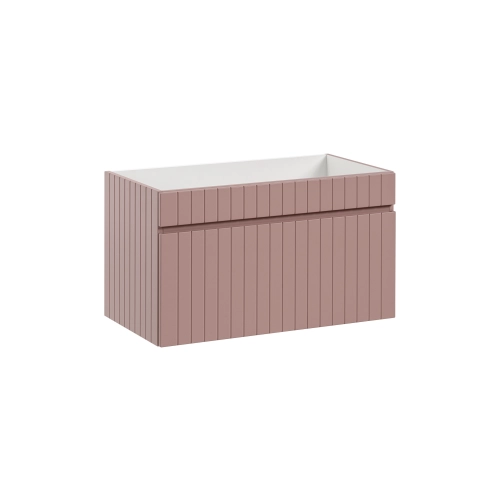 Zestaw mebli łazienkowych Antyczna róża/ Alpejska biel SET -ICR B 80 CM LILI-MW21