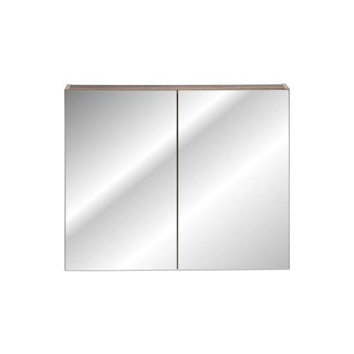 Szafka z lustrem Comad SANTA FE TAUPE 80cm 2 drzwi