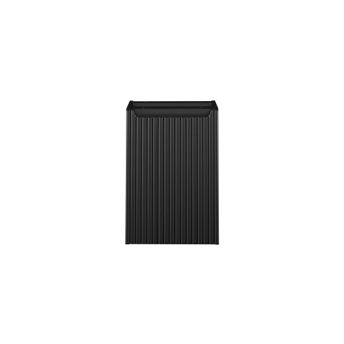 Szafka pod blat Comad NOVA BLACK 40cm z koszem na pranie