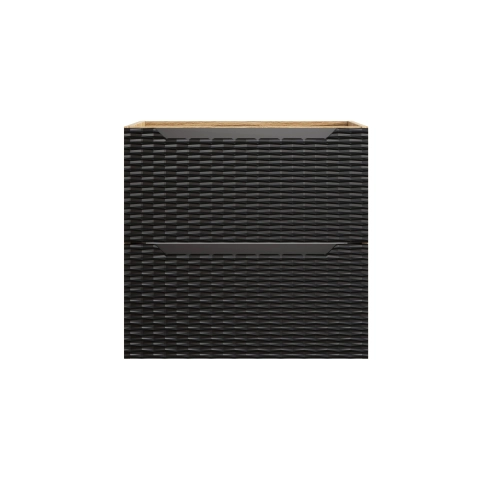 Szafka pod umywalkę Comad OCEAN BLACK 60cm 2 szuflady