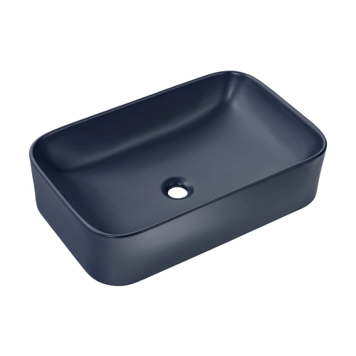 Umywalka nablatowa Comad KAMA ceramiczna Granat mat 61cm