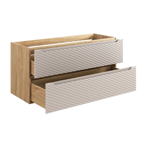 Szafka pod umywalkę Comad OCEAN BEIGE 120cm 2 szuflady