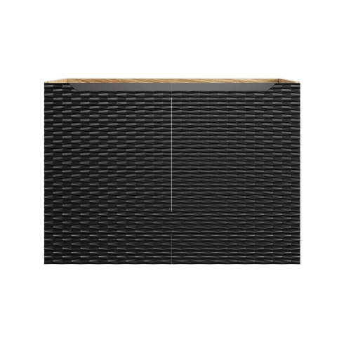 Szafka pod umywalkę Comad OCEAN BLACK 80cm 2 drzwi