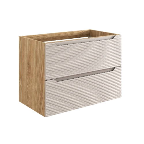 Szafka pod umywalkę Comad OCEAN BEIGE 80cm 2 szuflady