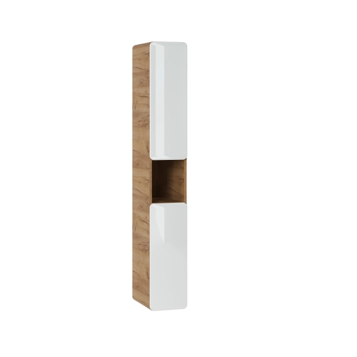 Szafka wysoka 2 drzwi Biały Połysk ARUBA WHITE 805 FSC, Comad