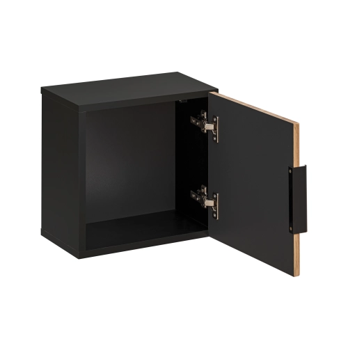 Szafka Górna Comad Qubik XILO BLACK WOTAN 35x35cm 1 Drzwi