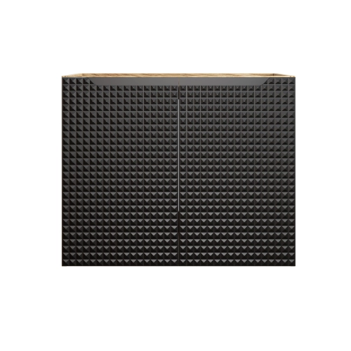 Szafka pod umywalkę Comad LUXOR BLACK 70cm 2 Drzwi