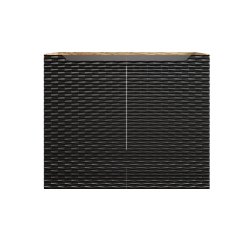 Szafka pod umywalkę Comad OCEAN BLACK 70cm 2 Drzwi