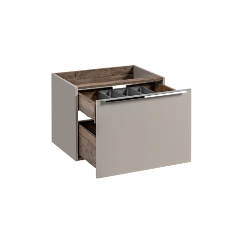Szafka pod umywalkę Comad SANTA FE TAUPE 60cm 2 szuflady