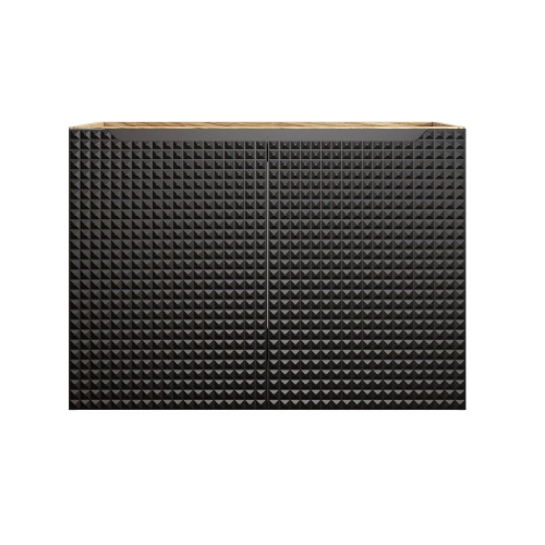 Szafka pod umywalkę Comad LUXOR BLACK 80cm 2 drzwi