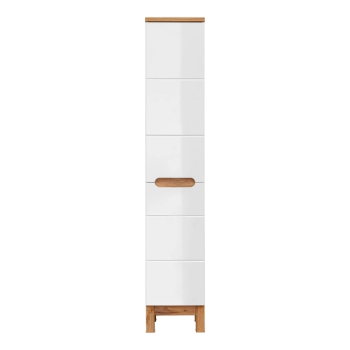 Szafka wysoka 2 drzwi Biała BALI WHITE 804 FSC, Comad