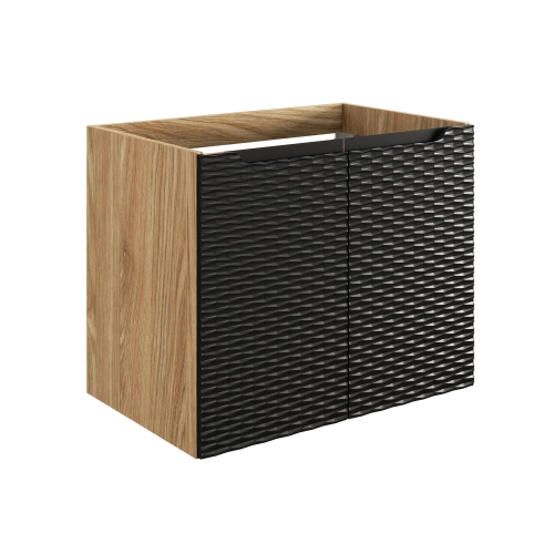 Szafka pod umywalkę Comad OCEAN BLACK 70cm 2 Drzwi