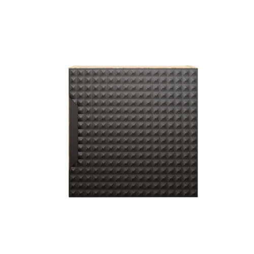 Szafka Górna Comad Qubik LUXOR BLACK 35x35cm 1 Drzwi