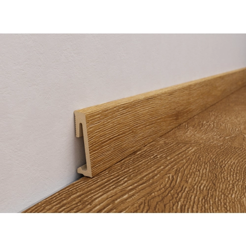 Listwa przypodłogowa PVC Alpha 60mm 2,2m Dąb Kruger Wodoodporna