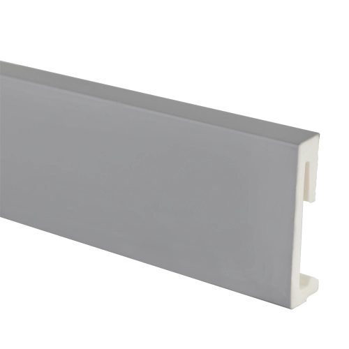 Listwa przypodłogowa PVC Alpha 60mm 2,2m Szary Wodoodporna