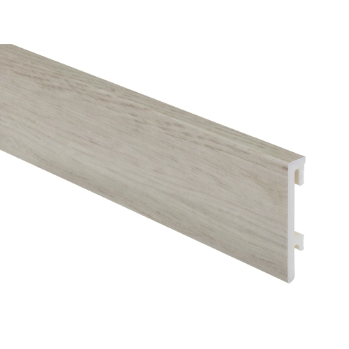 Listwa przypodłogowa wodoodporna Bravo 2,4m cokół 80mm Dacota Oak - montaż klej