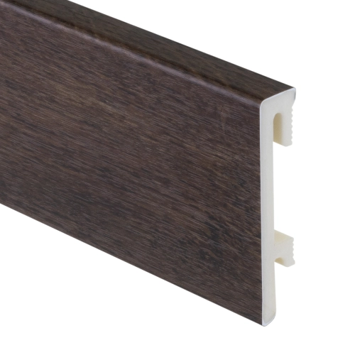 Listwa przypodłogowa wodoodporna Bravo 2,4m cokół 80mm Montana Oak - montaż klej