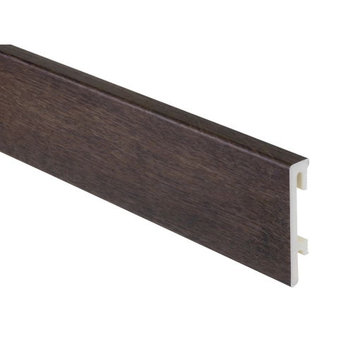 Listwa przypodłogowa wodoodporna Bravo 2,4m cokół 80mm Montana Oak - montaż klej