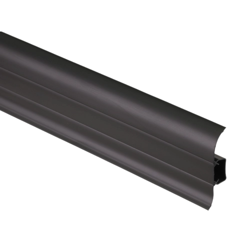 Listwa przypodłogowa SG 56mm/2,5m Czarny Gładki