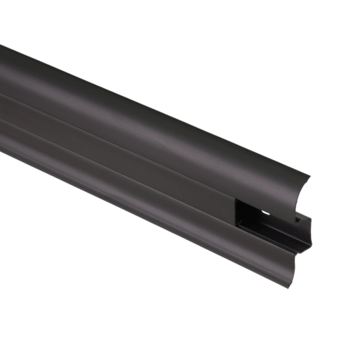 Listwa przypodłogowa SG 56mm/2,5m Czarny Gładki