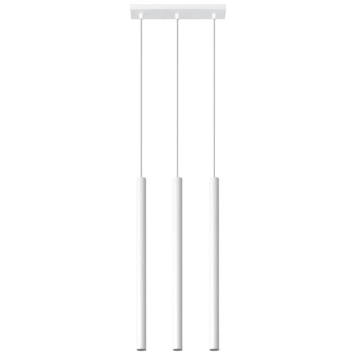 Lampa wisząca PASTELO 3 biała 3x12W G9 Sollux Lighting