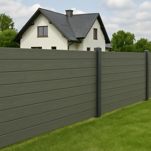 Sztacheta kompozytowa ze strukturą drewna, Nordeck Hageline, Antracyt 150 x 21 x 2200mm