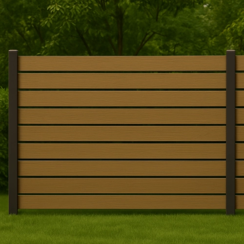 Sztacheta kompozytowa ze strukturą drewna, Nordeck Hageline, Złoty Dąb 150 x 21 x 2200mm