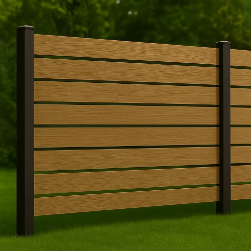 Sztacheta kompozytowa ze strukturą drewna, Nordeck Hageline, Złoty Dąb 150 x 21 x 2200mm