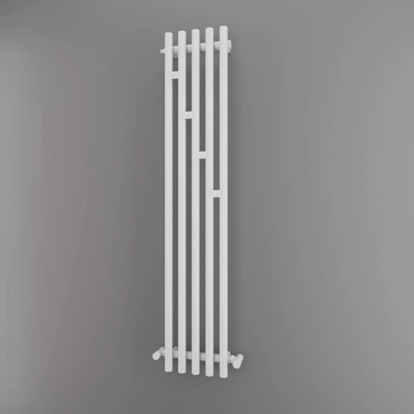 Grzejnik łazienkowy ARIES 1 biały 190x1000mm 210W podłączenie grzałka P Imers