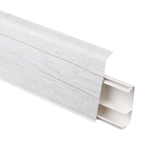 Listwa PCV podłogowa LIMA 72mm/2,5m Teak Perłowy