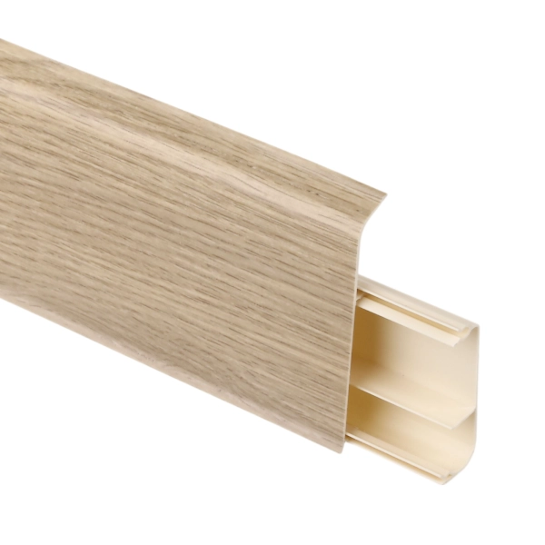 Listwa PCV podłogowa LIMA 72mm/2,5m Dąb Macchiato