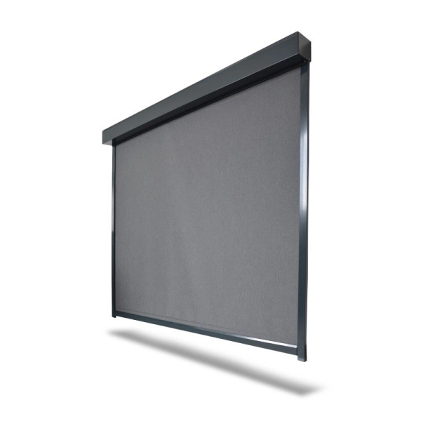 Roleta opuszczana 3M - Pergola tarasowa aluminiowa NORDVIC Skyline Antracyt
