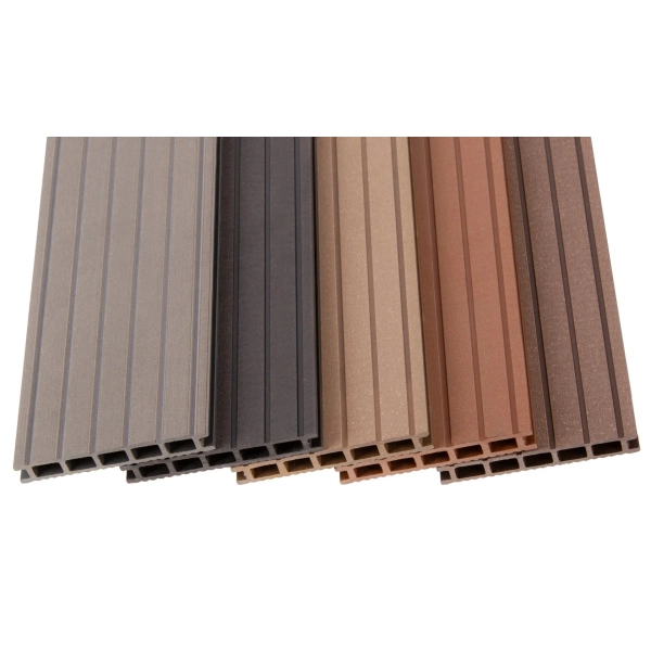 Deska tarasowa kompozytowa ProDeck BASIC ryflowana 240 x 14 × 2,0 cm | Dąb Antracytowy